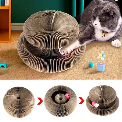 Griffoir Magique pour Chat – Carton Ondulé Pliable